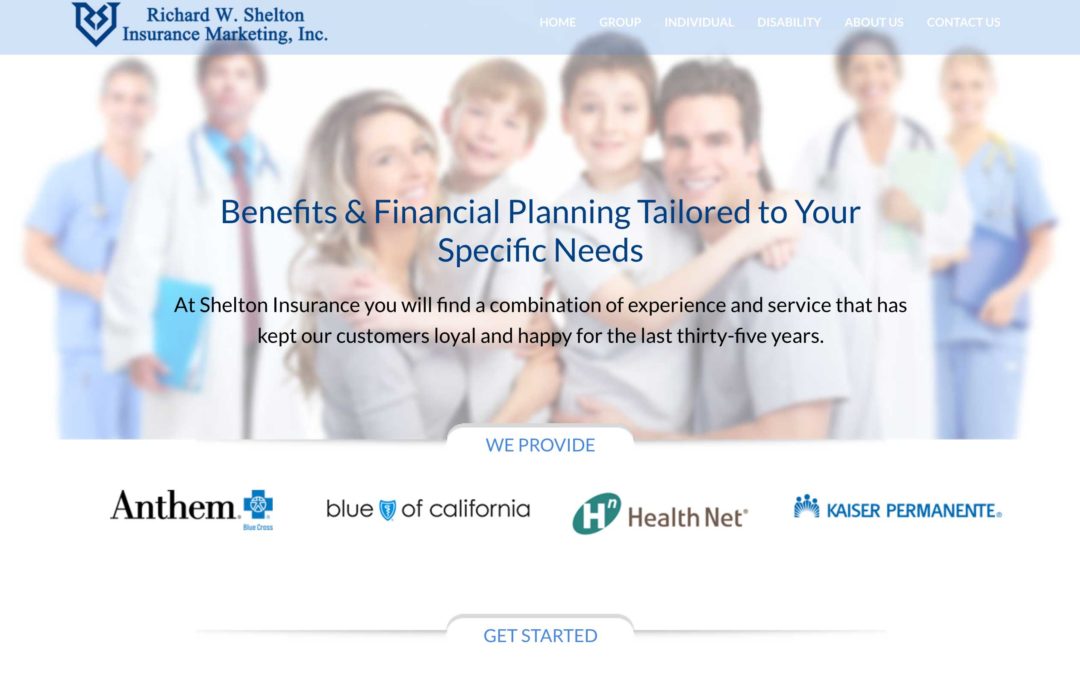Insurance Company Website Design
