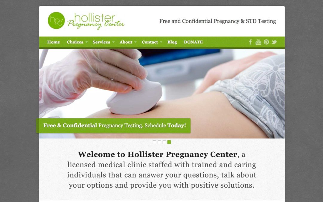 Pregnancy Center Web Design