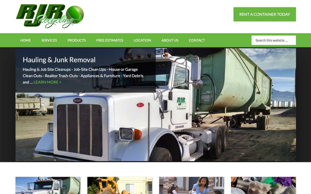 Recycling Company Website Design