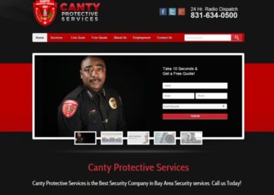 Security Company Website Design