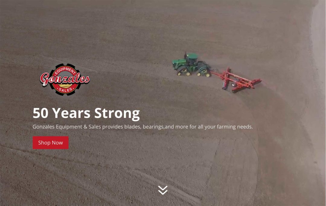 Tractor Equipment Website Design