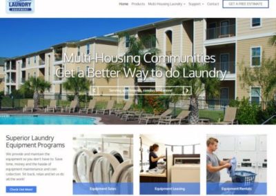 Washer Dryer Rental Website Design