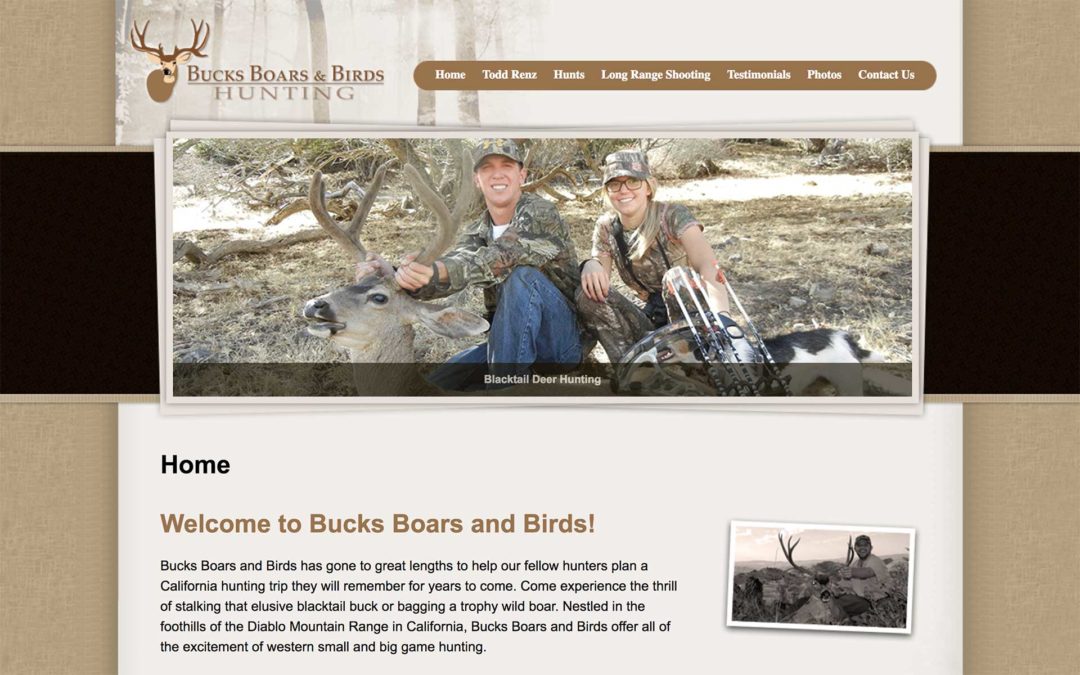 Website Design For Hunting Guides