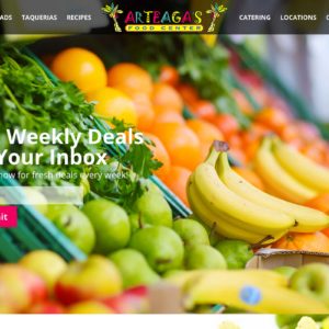 Mexican Grocery Store Website Design
