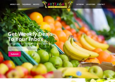 Mexican Grocery Store Website Design