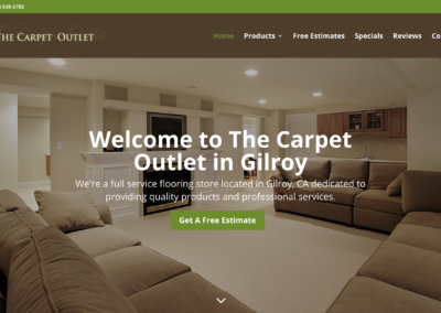 Flooring Company Website Design