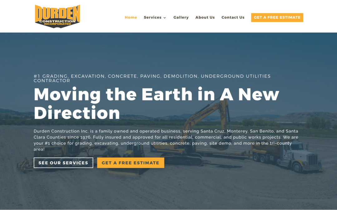 Skilled Trades Construction Website Design
